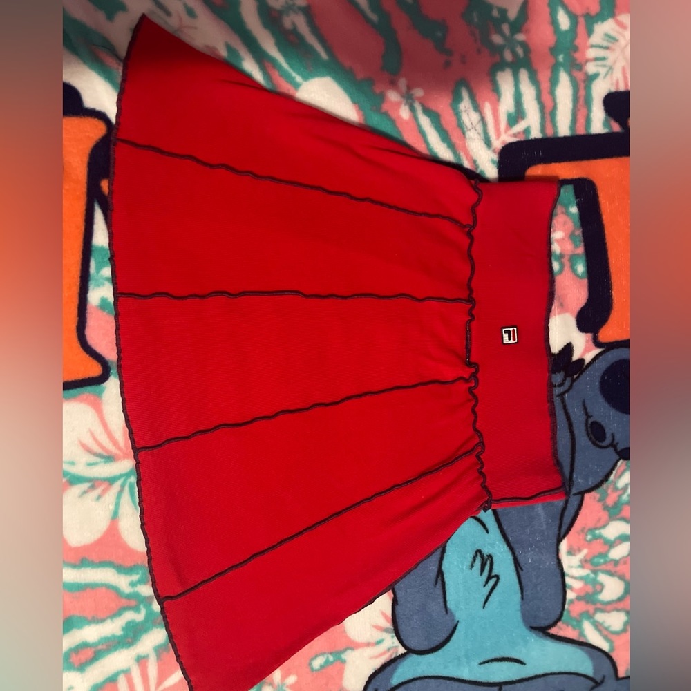 Red and Blue Fila Skirt
